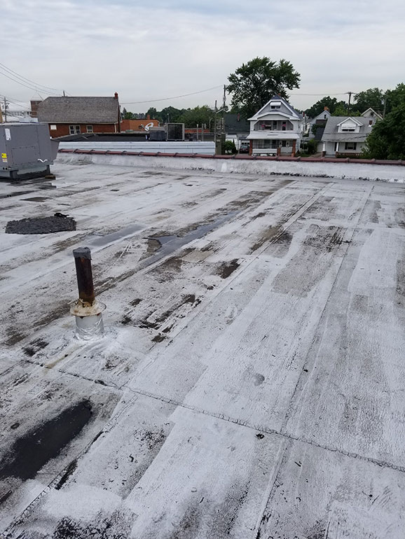 Quality Fibered Aluminum Coating, Cleveland, OH - Atlas industrial commercial roofing Cleveland Ohio 3